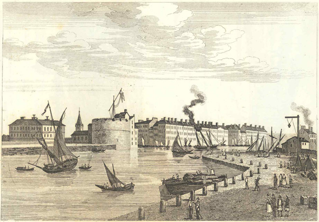 « Le Havre », gravure N et B dans « Département de la Seine Inférieure (ci-devant Haute-Normandie) »